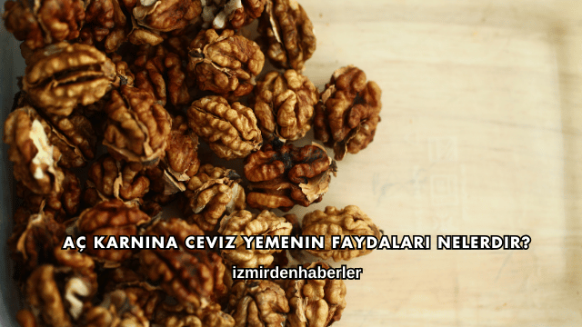 Aç Karnına Ceviz Yemenin Faydaları Nelerdir?