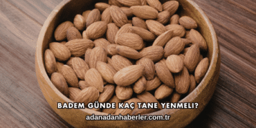 Badem Günde Kaç Tane Yenmeli?