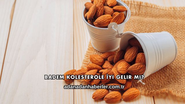 Badem Kolesterole İyi Gelir mi?