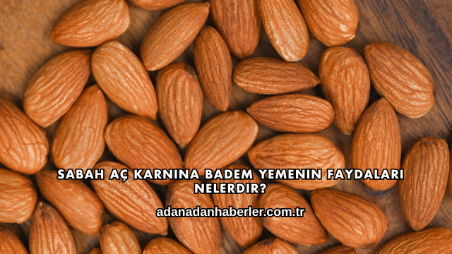 Sabah Aç Karnına Badem Yemenin Faydaları Nelerdir?